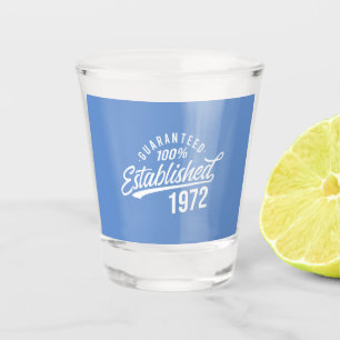 Jahr 1972 lustige Sprüche Männer Frauen Schnapsglas