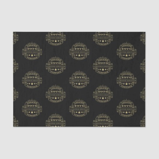 Jahr 1976 seidenpapier (Vorderseite)
