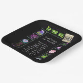 Jahr 1983 Geburtstag Trivia Fakten Pappteller (Gewinkelt)