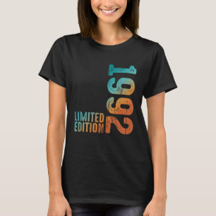 Jahr 1992 Geburtshilfe Vintage Ästhetik 1992 Seit T-Shirt