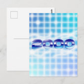 Jahr 2000 Grafik Postkarte (Vorne/Hinten)