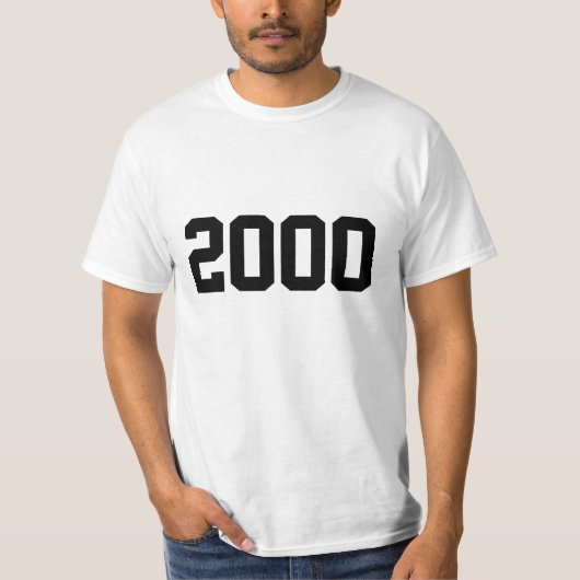 Jahr 2000 T-Shirt (Vorderseite)