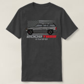 Jahr 2009 Multicolor Black Wheels T-Shirt (Design vorne)