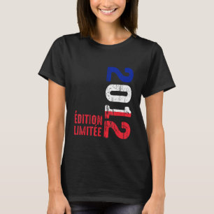 Jahr 2012 Geburtstag Vintag Französisch 2012 Seit T-Shirt