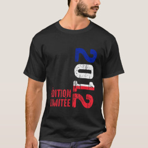 Jahr 2012 Geburtstag Vintag Französisch 2012 Seit T-Shirt