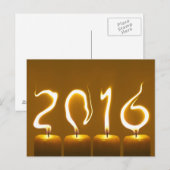 Jahr 2016 postkarte (Vorne/Hinten)