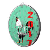 Jahr 2017: Rooster-Jahr im Dartboard des grünen Kr Dartscheibe (Vorderseite rechts)