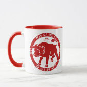 Jahr 2021 der OX Tasse (Links)