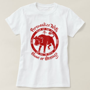 Jahr 2021 des OX T-Shirt
