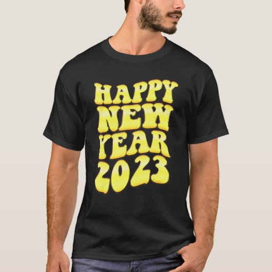 Jahr 2023 des Rabbit-Countdown-Party 2023 Fir T-Shirt (Vorderseite)