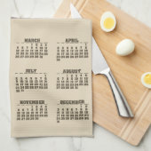 Jahr 2023 Kalender Dog Haustier 4 FotoCollage Geschirrtuch (Viertel Falte)