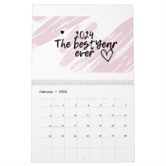 Jahr 2024 kalender (Feb 2026)