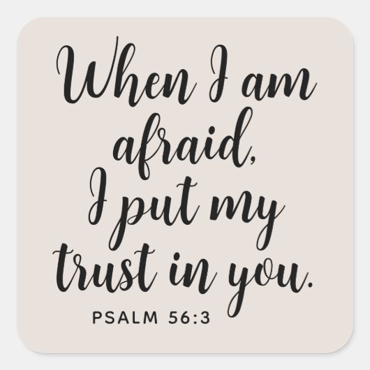 Jahr 2024 Text der Zeugen Jehovas | JW Quadratischer Aufkleber (Vorderseite)