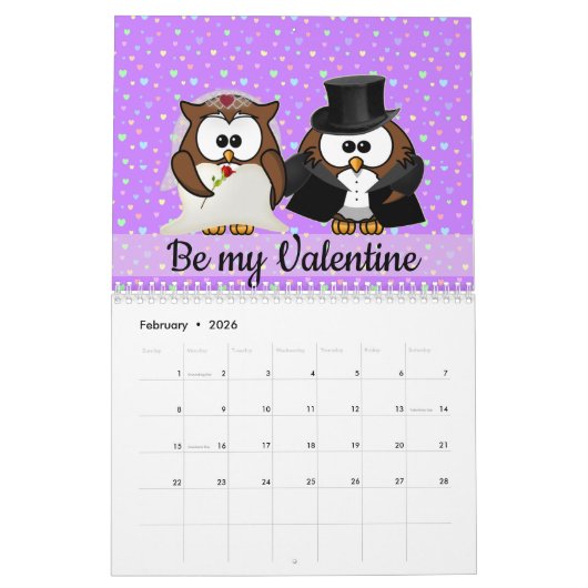 Jahr 2025 des Eukalenders Kalender (Feb 2026)