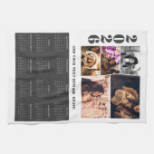 Jahr 2026 Kalender 5 Foto Collage Küche Handtuch (Horizontal)
