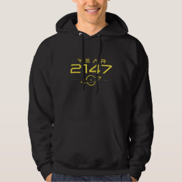 Jahr 2147 futuristische Sci-Fi-Streetwearmode Hoodie