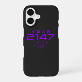 Jahr 2147 Futuristisches Cyberpunk-Sci-Fi iPhone 16 Hülle