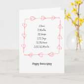 Jahr 6 Jubiläumskarte Karte (Gelbe Blume)