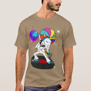 Jahr 80 70 Vintage Einhorn Disco Freund T-Shirt