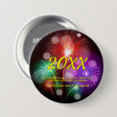 Jahr ändern, NeujahrsFirewalls mit beliebigem Name Button (Vorne & Hinten)