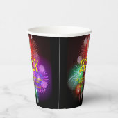 Jahr ändern, NeujahrsFirewalls mit beliebigem Name Pappbecher (Rechts)