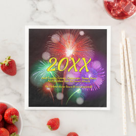 Jahr ändern, NeujahrsFirewalls mit beliebigem Name Serviette