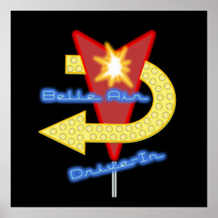 Jahr-Art-Antrieb im Restaurant-Plakat Poster