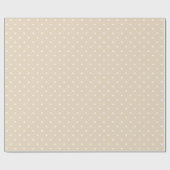 Jahr-Art-Elfenbein-Tupfen-Packpapier Geschenkpapier (Flach)