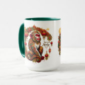 Jahr der Affen-Tasse Tasse (Vorderseite Links)