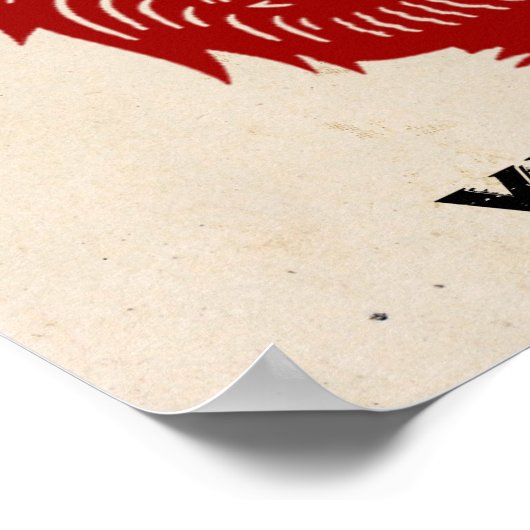 Jahr der Aufstellung Poster (Ecke)