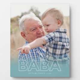 Jahr der "Baba" | Vatertag-Foto Fotoplatte