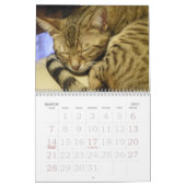 Jahr der bengalischen Katze Kalender (Mär 2027)