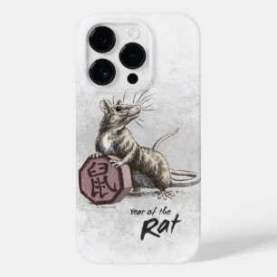 Jahr der Chinesischen Zodiac-Kunst Case-Mate iPhone 14 Pro Hülle
