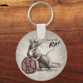 Jahr der Chinesischen Zodiac-Kunst Schlüsselanhänger (Vorderseite)