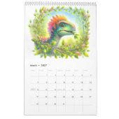 Jahr der Dinosaurier: Ein Watercolor-Reisekalender Kalender (Mär 2027)