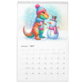 Jahr der Dinosaurier: Ein Watercolor-Reisekalender Kalender (Jan 2027)