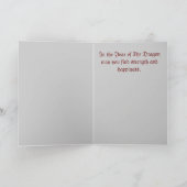 Jahr der Drache-Gruß-Karte Feiertagskarte (Innenseite)