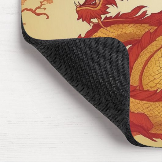 Jahr der Drachenmäuse Mousepad (Ecke)