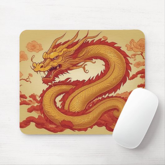 Jahr der Drachenmäuse Mousepad (Mit Mouse)