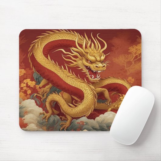 Jahr der Drachenmäuse Mousepad (Mit Mouse)