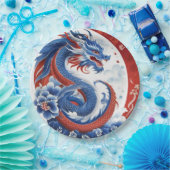 Jahr der DRAGON Party Paper Teller! Pappteller (Party)