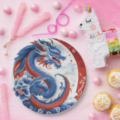 Jahr der DRAGON Party Paper Teller! Pappteller (Party)
