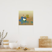 Jahr der Earth Mouse Print Poster (Küche)