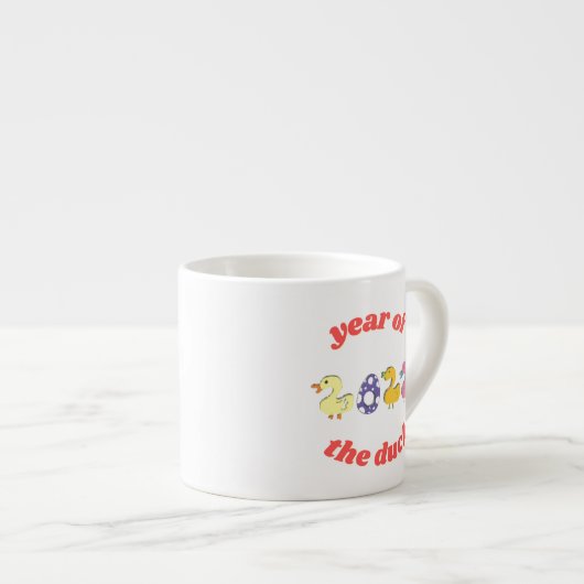 Jahr der Ente 2022 Espressotasse (Vorderseite Rechts)