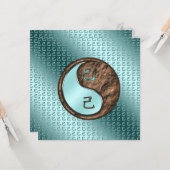 Jahr der Erdschlange Karte (Vorderseite/Rückseite Beispiel)