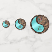 Jahr der Erdschlange Konfetti (Vorderseiten)