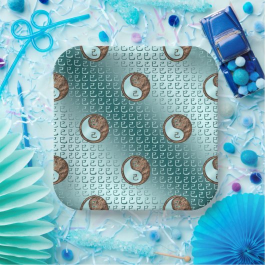 Jahr der Erdschlange Pappteller (Party)