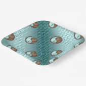 Jahr der Erdschlange Pappteller (Gewinkelt)