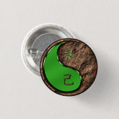 Jahr der Erdziege Button (Vorne & Hinten)