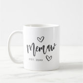 Jahr der Erinnerung Kaffeetasse (Links)